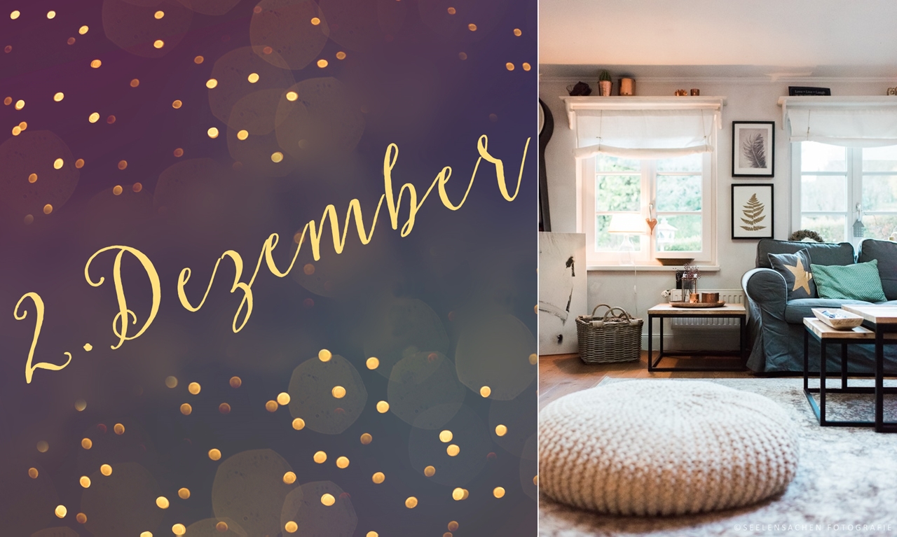 2. Dezember – Das Wohnzimmer im Advent