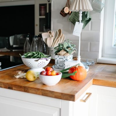 Spätsommerernte und “Lauwarmer Fisolen Erdäpfel Salat”